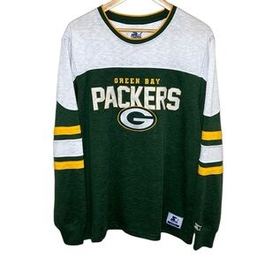 Vintage Rare NFL Green Bay Packers Starter Long Sleeve Size XL